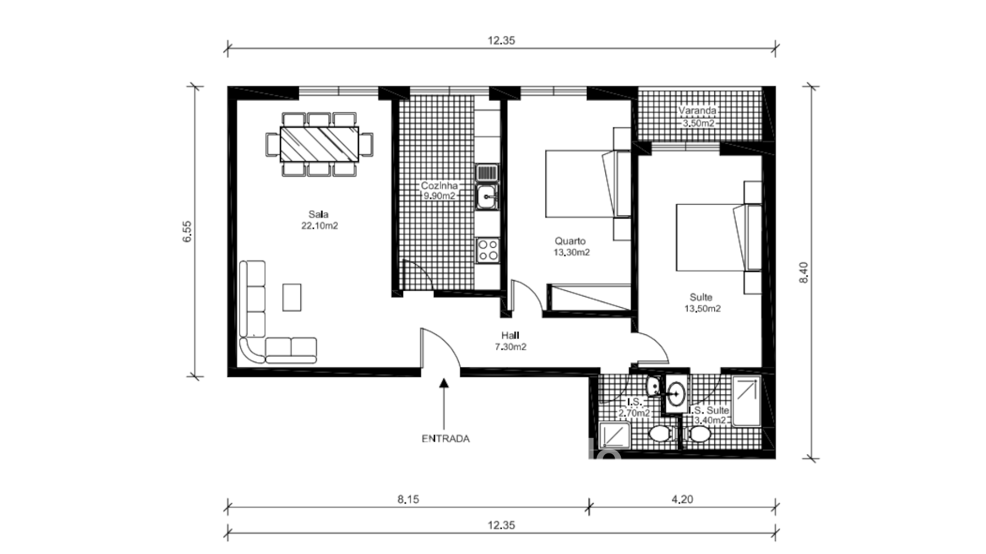 Apartamento T2, com áreas amplas e varanda, na Póvoa de Santa Iria