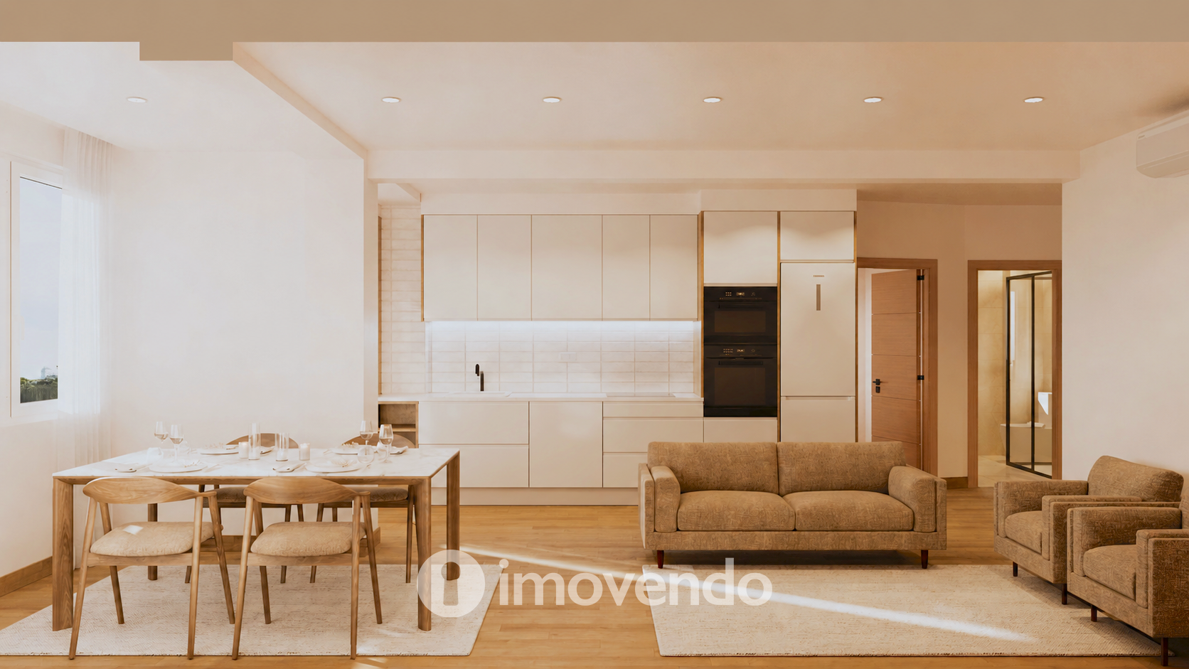 Apartamento T4, totalmente remodelado e cozinha equipada, em Almada