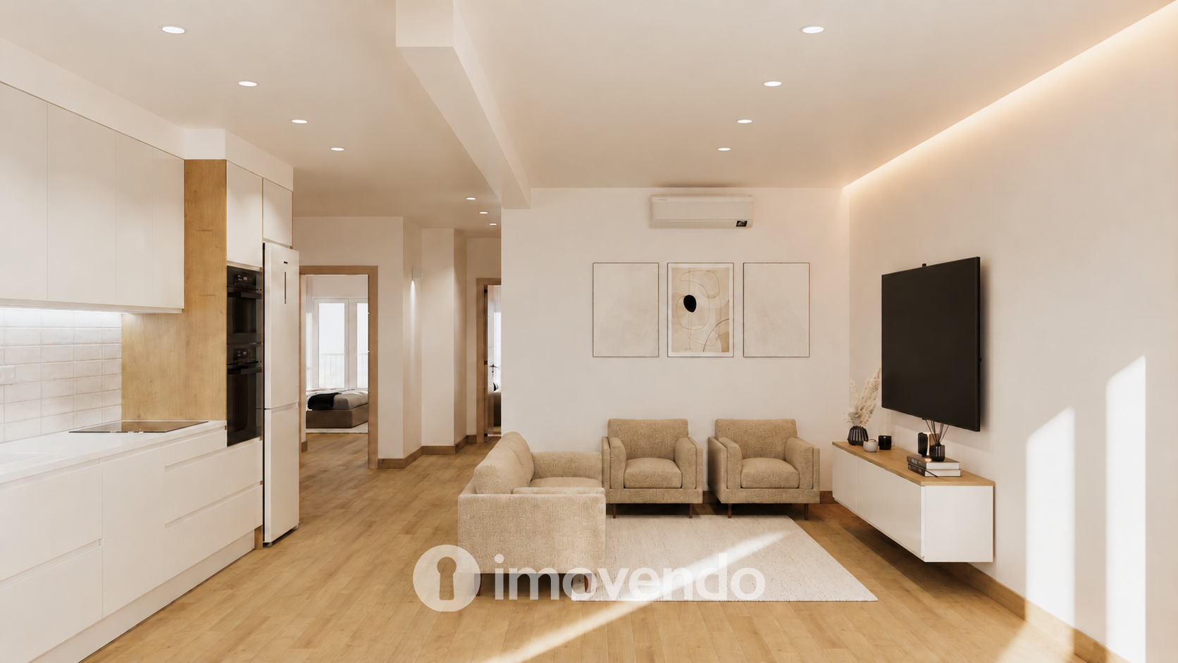 Apartamento T4, totalmente remodelado e cozinha equipada, em Almada