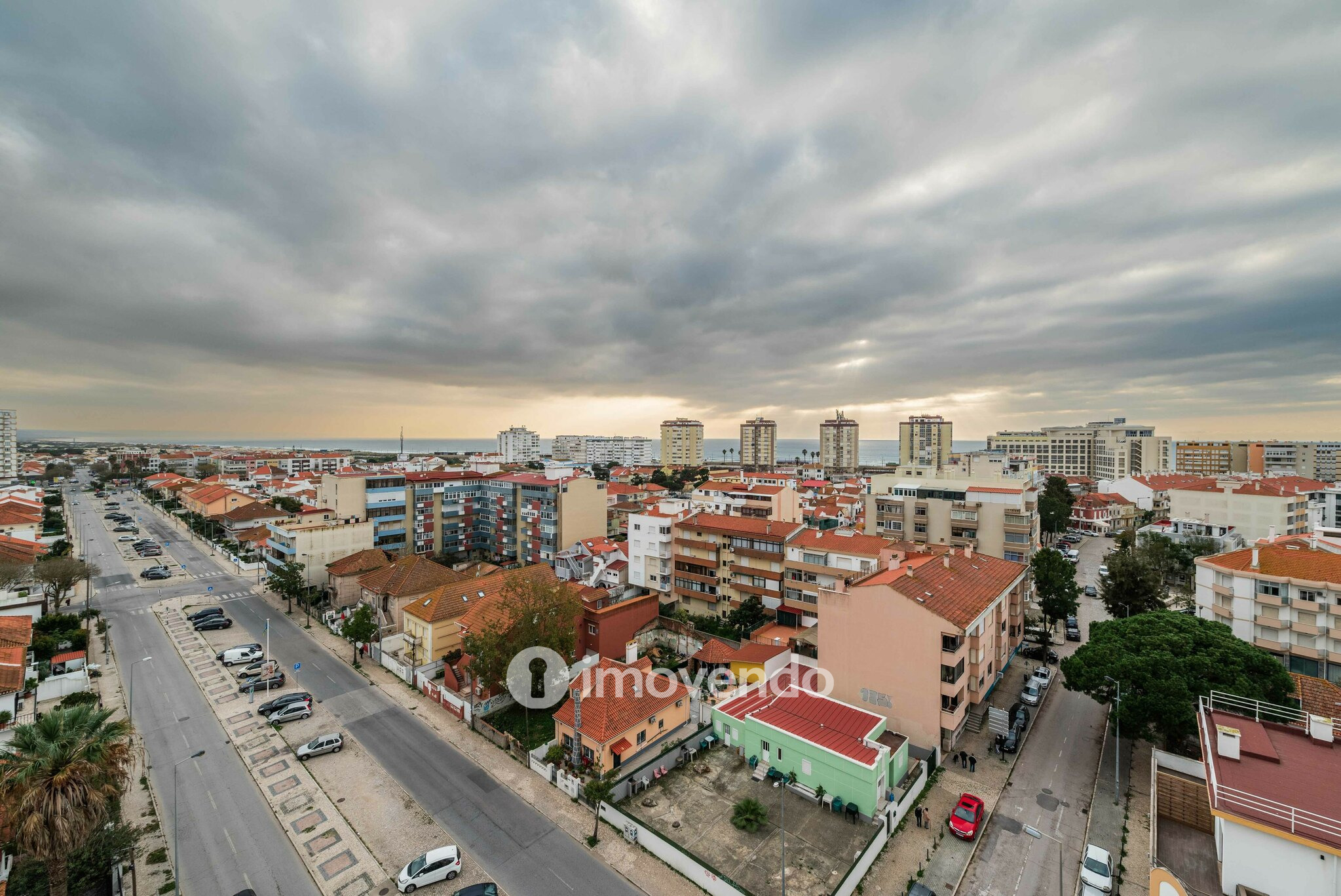 Apartamento T1 mobilado, com vista mar, na Costa da Caparica