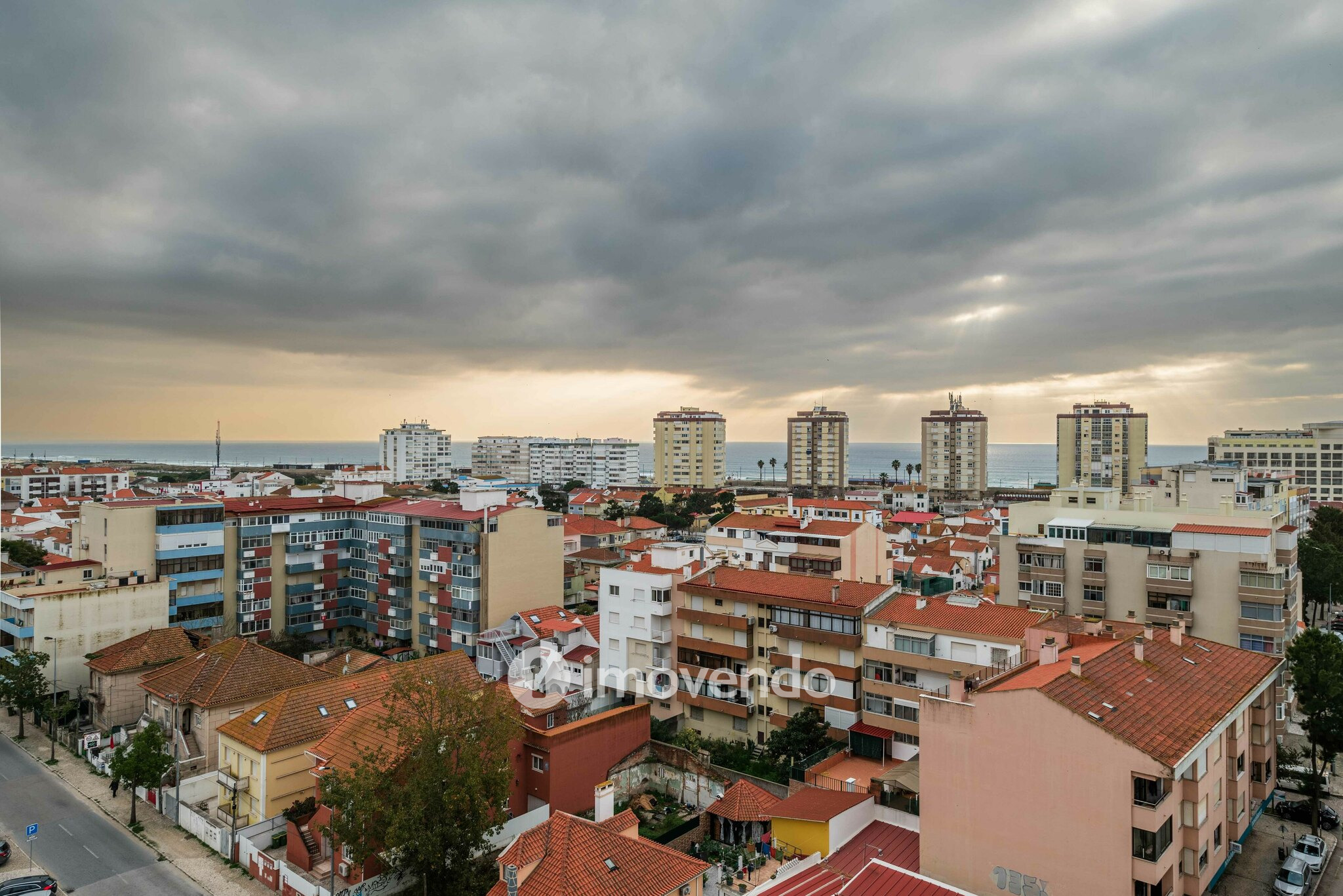 Apartamento T1 mobilado, com vista mar, na Costa da Caparica