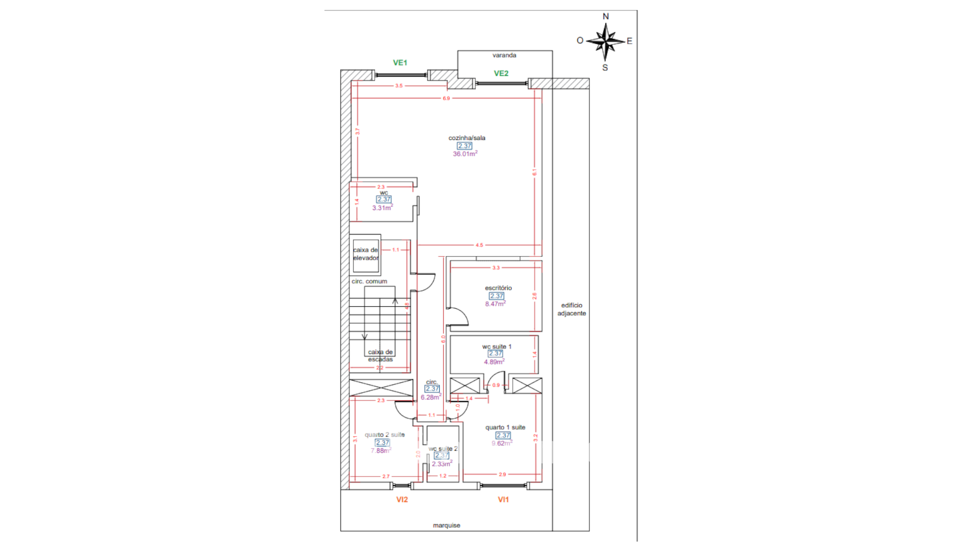 Apartamento T2+1 moderno, junto à praia, na Póvoa de Varzim