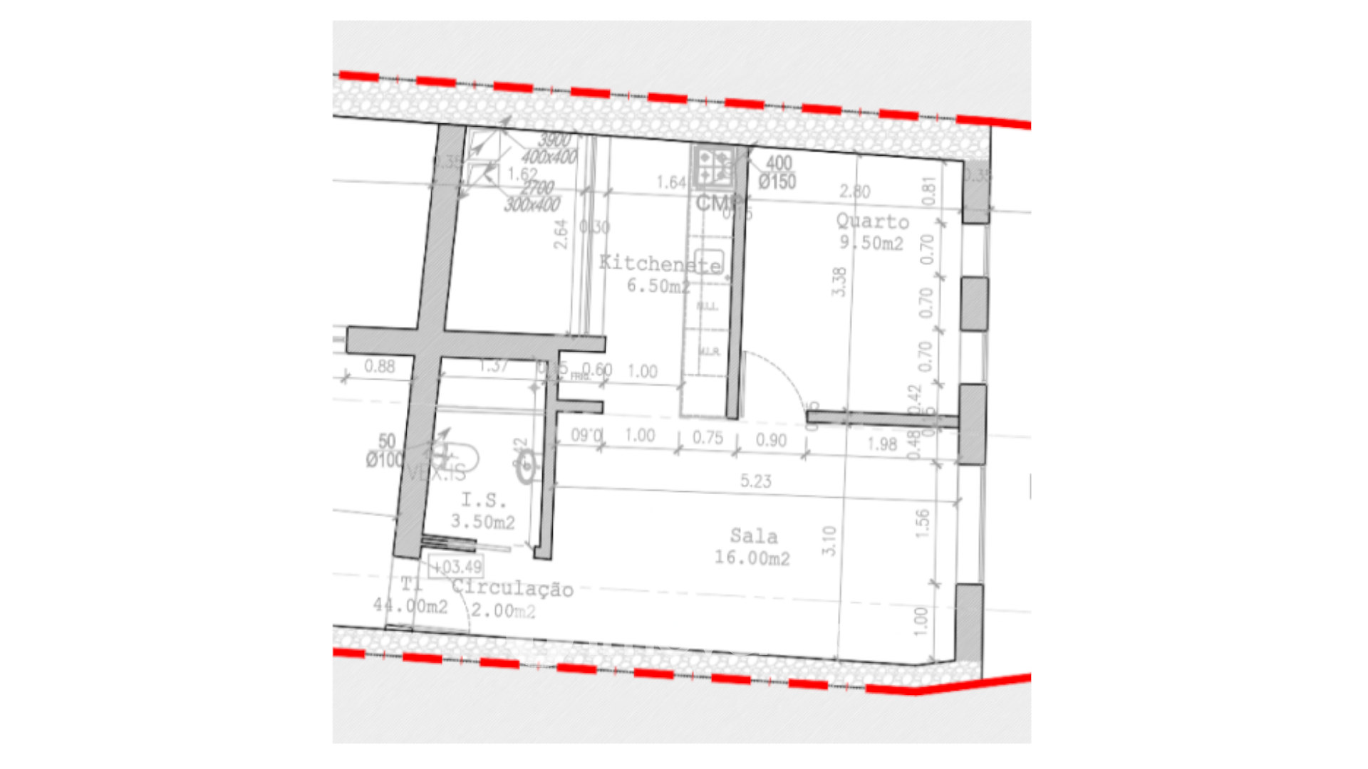 Apartamento T1 com terraço, a 1 km da praia, em Paço de Arcos