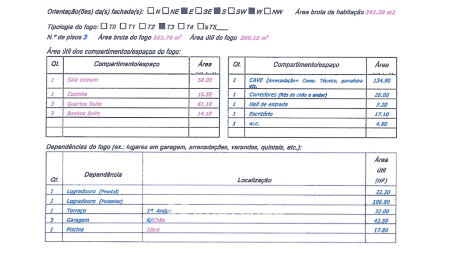 Moradia T4 de luxo, com piscina salinizada e aquecida, na Madalena