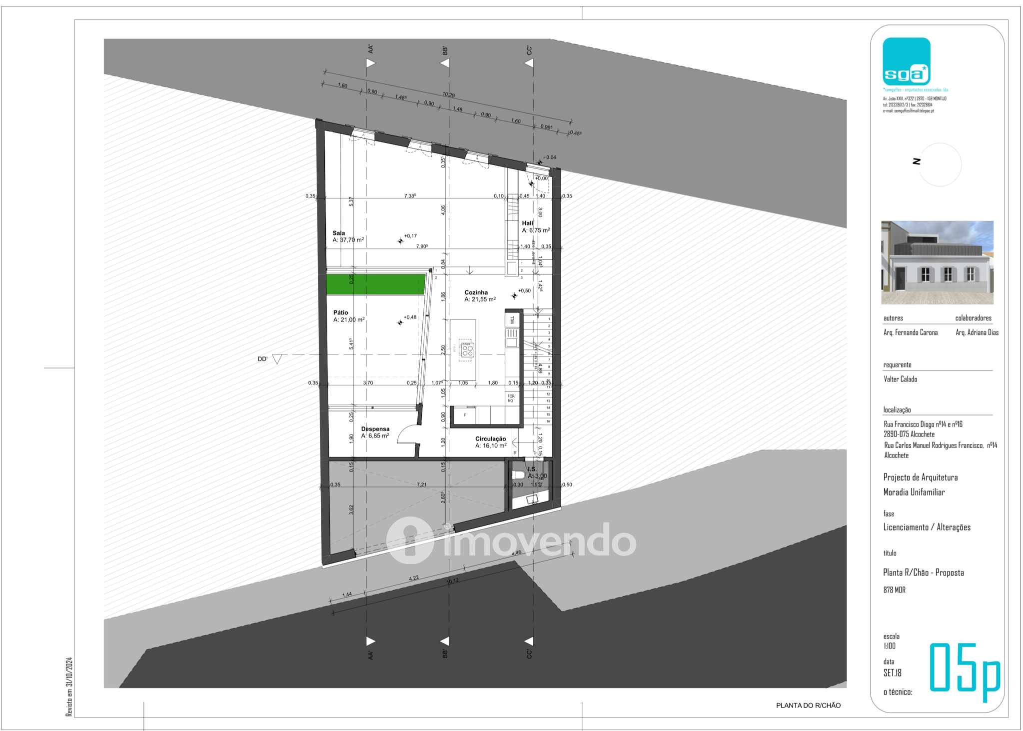 Moradia T2+2 moderna e premium, com garagem, em Alcochete