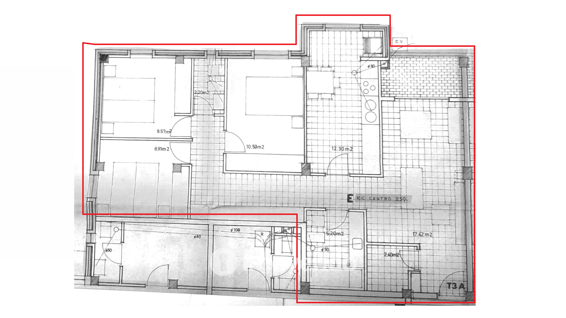 Apartamento T3, com áreas amplas e pronto a habitar, em Gaia