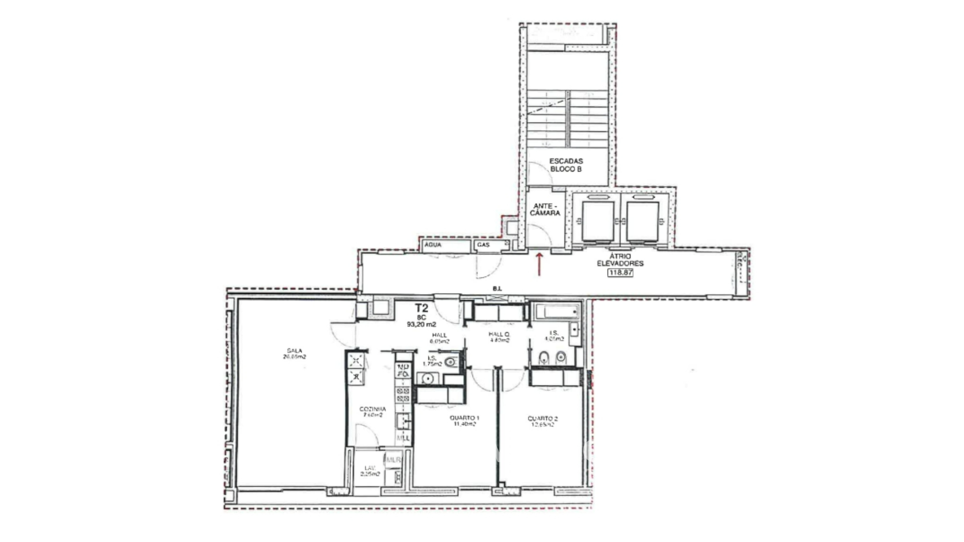 Apartamento T2 moderno, com estacionamento, na Alta de Lisboa