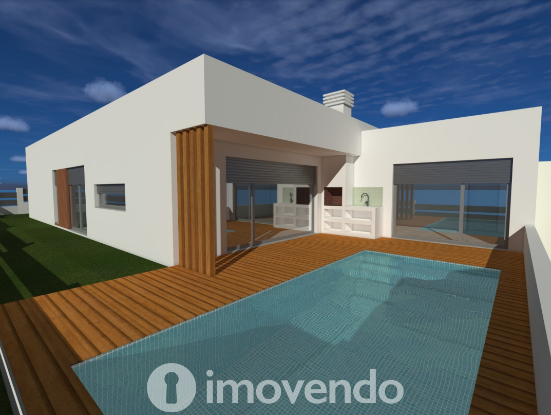 Moradia T3 em final de construção, com piscina, em Fernão Ferro