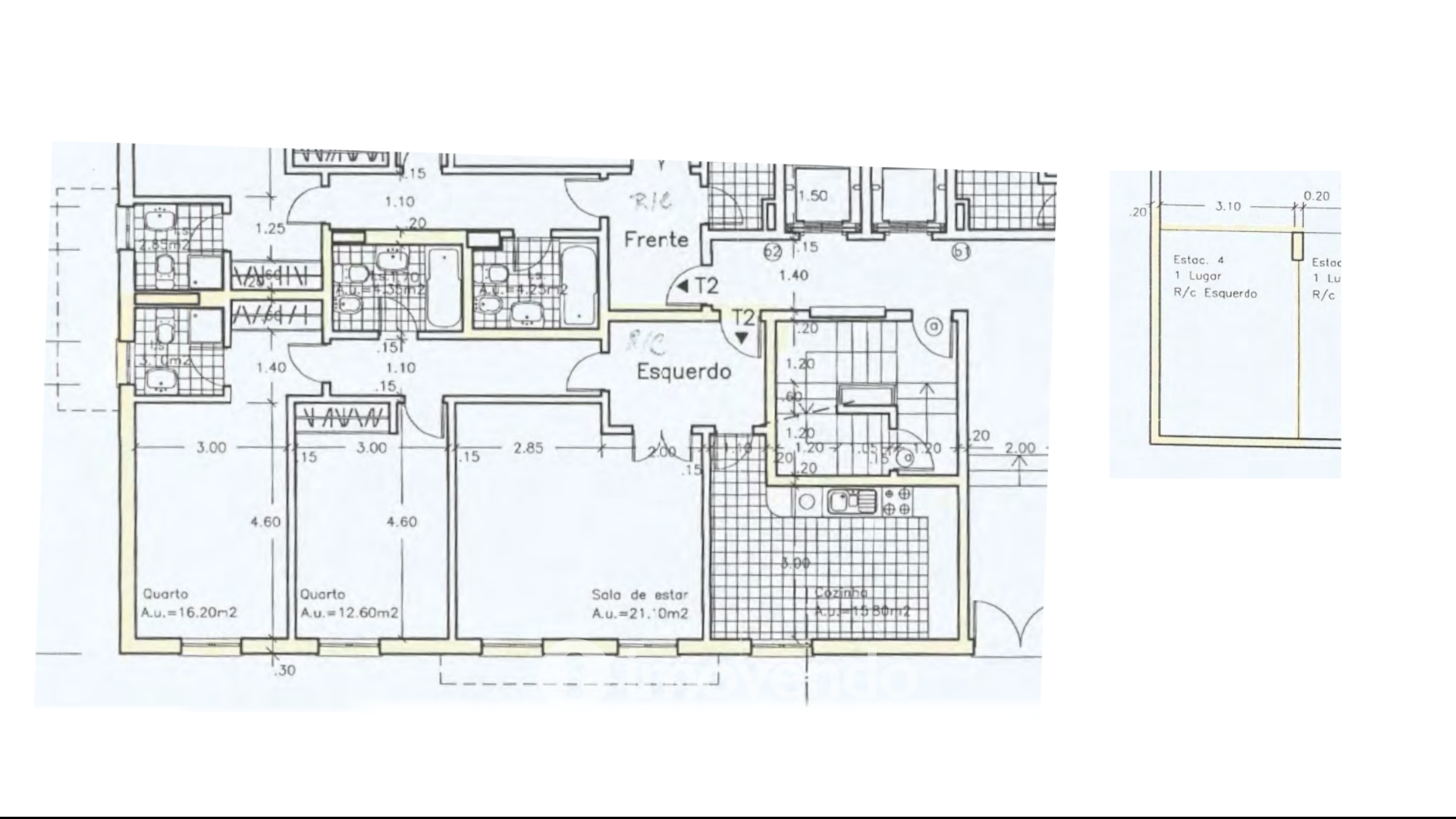 Apartamento T2, com estacionamento e arrecadação, em Vialonga